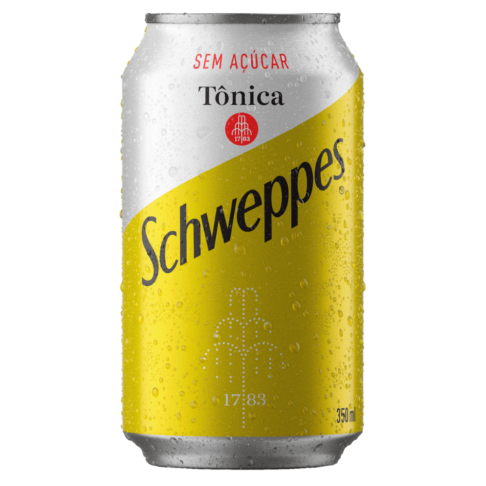 Água Tônica sem Açúcar Schweppes Lata 350ml